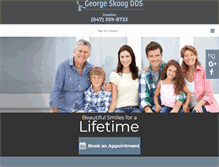 Tablet Screenshot of drskoogfamilydental.com